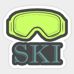 Ski Sticker